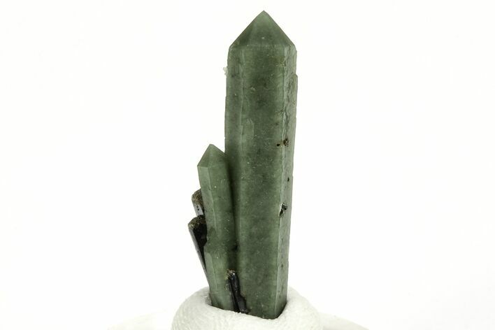 Green, Hedenbergite Included Quartz on Ilvaite - Mongolia #226209